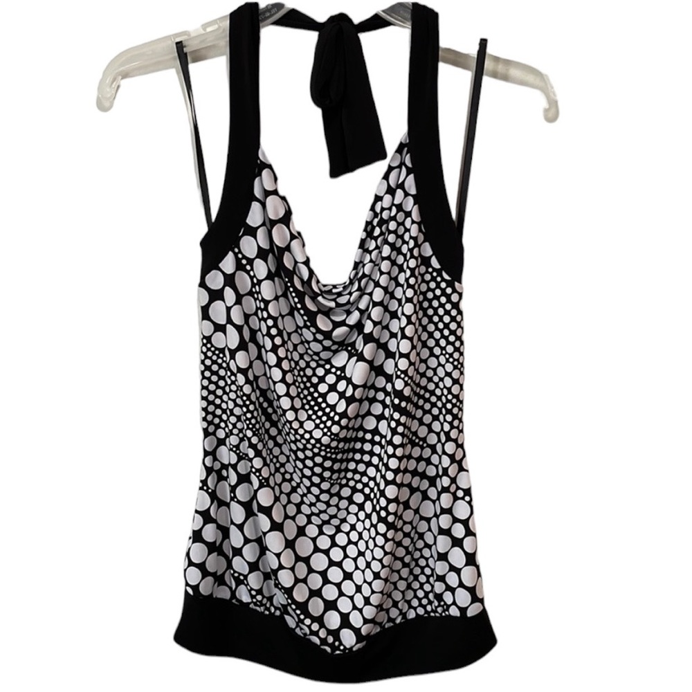 BCX Juniors Dressy polka-dot halter top